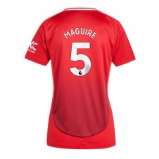 Manchester United Harry Maguire #5 Hemmatröja Dam 2024-25 Korta ärmar